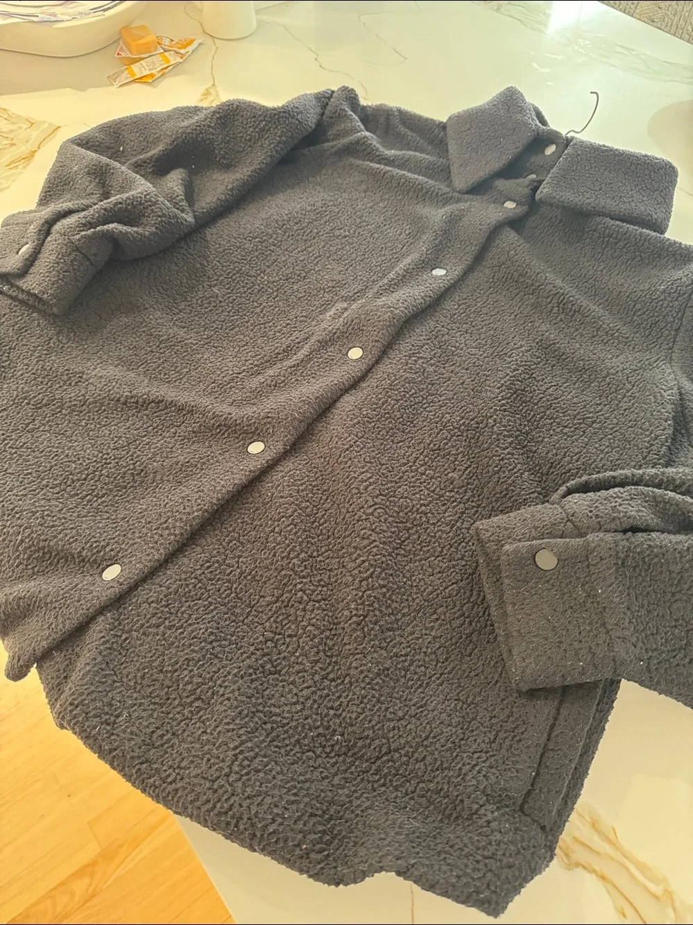 ALO Yoga Black Teddy Sherpa Jacket